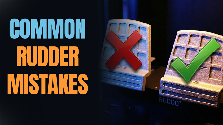 Common Rudder Pedal Mistakes